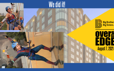 Our supporters went Over the Edge for Big Brothers Big Sisters